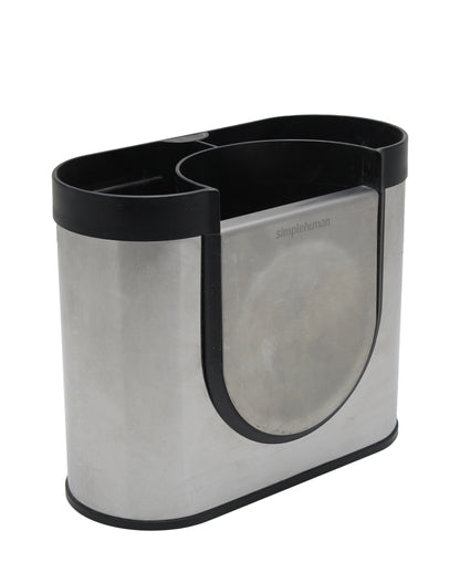 SimpleHuman Stainless Steel Utensils Holder - Silver Scuff marks