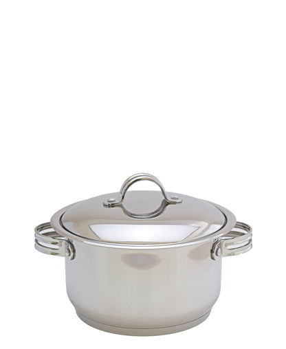 Tez 22cm High Casserole - Silver