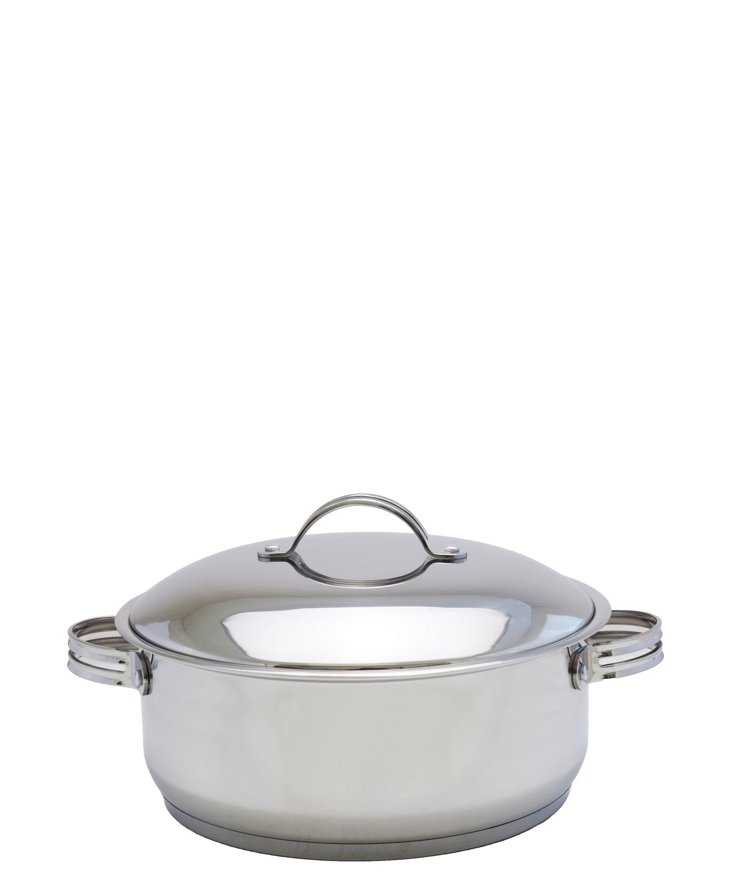 Tez 32cm High Casserole - Silver