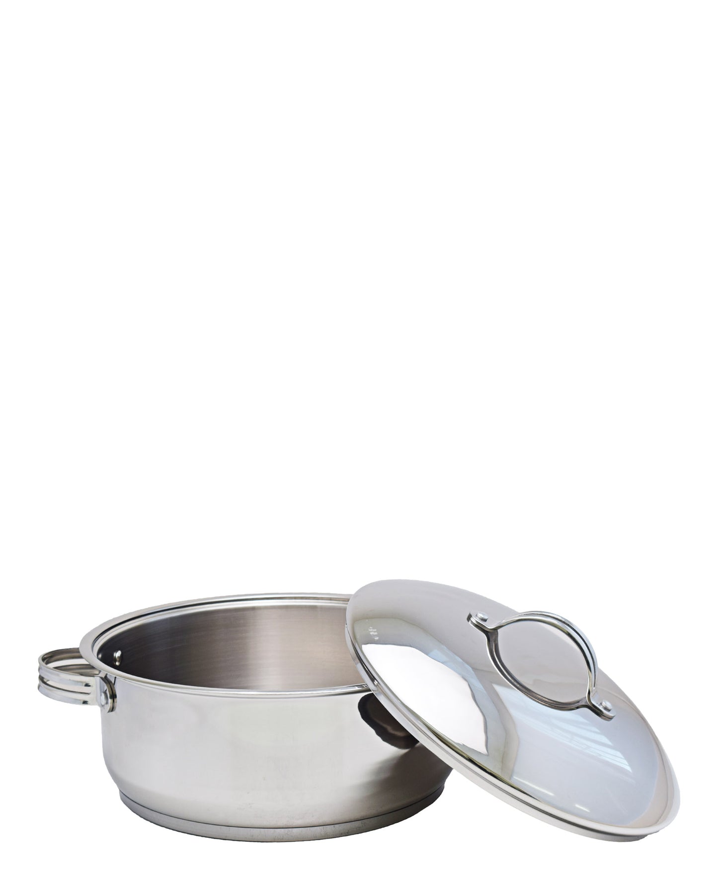 Tez 32cm High Casserole - Silver