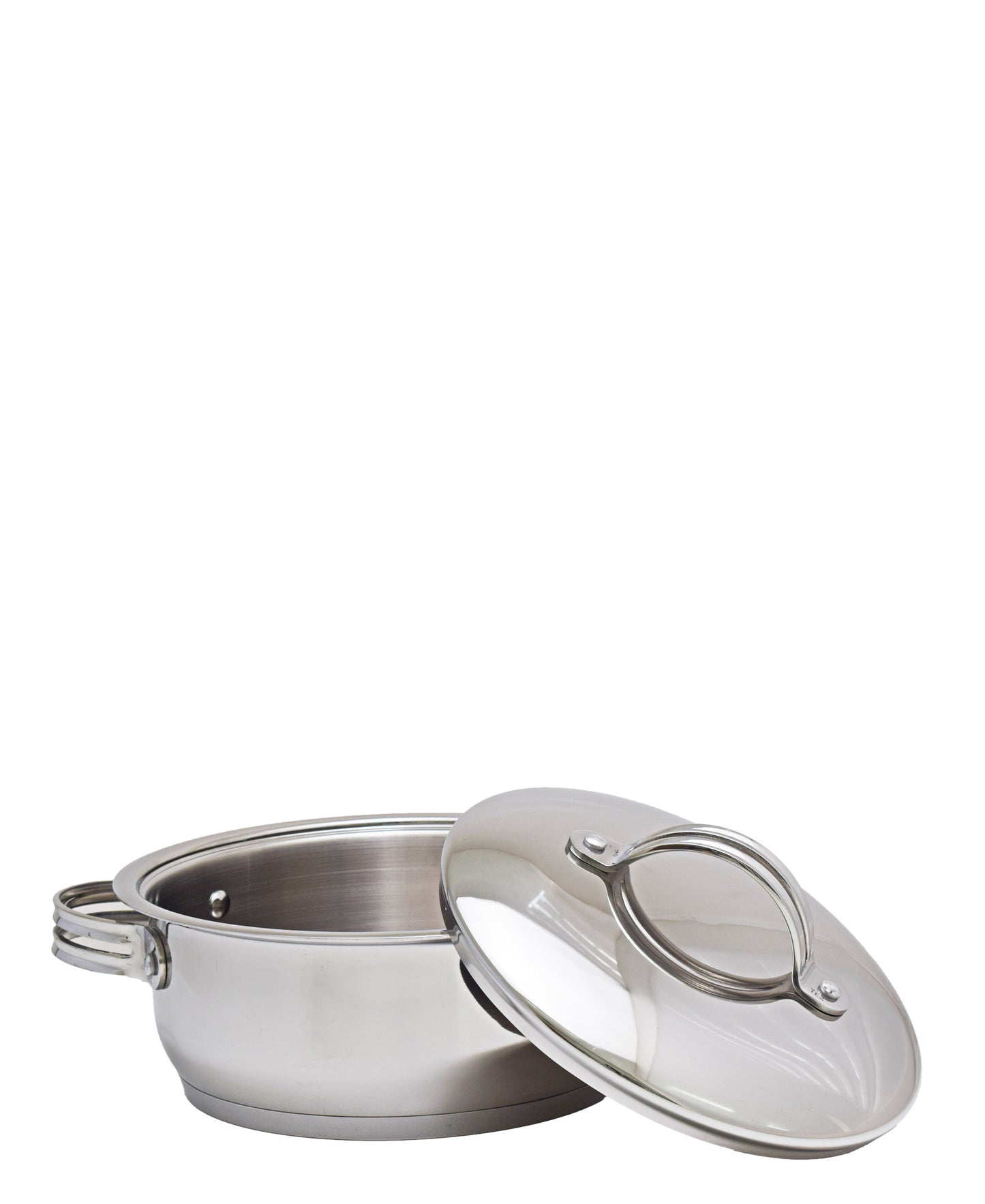 Tez 22cm Low Casserole - Silver