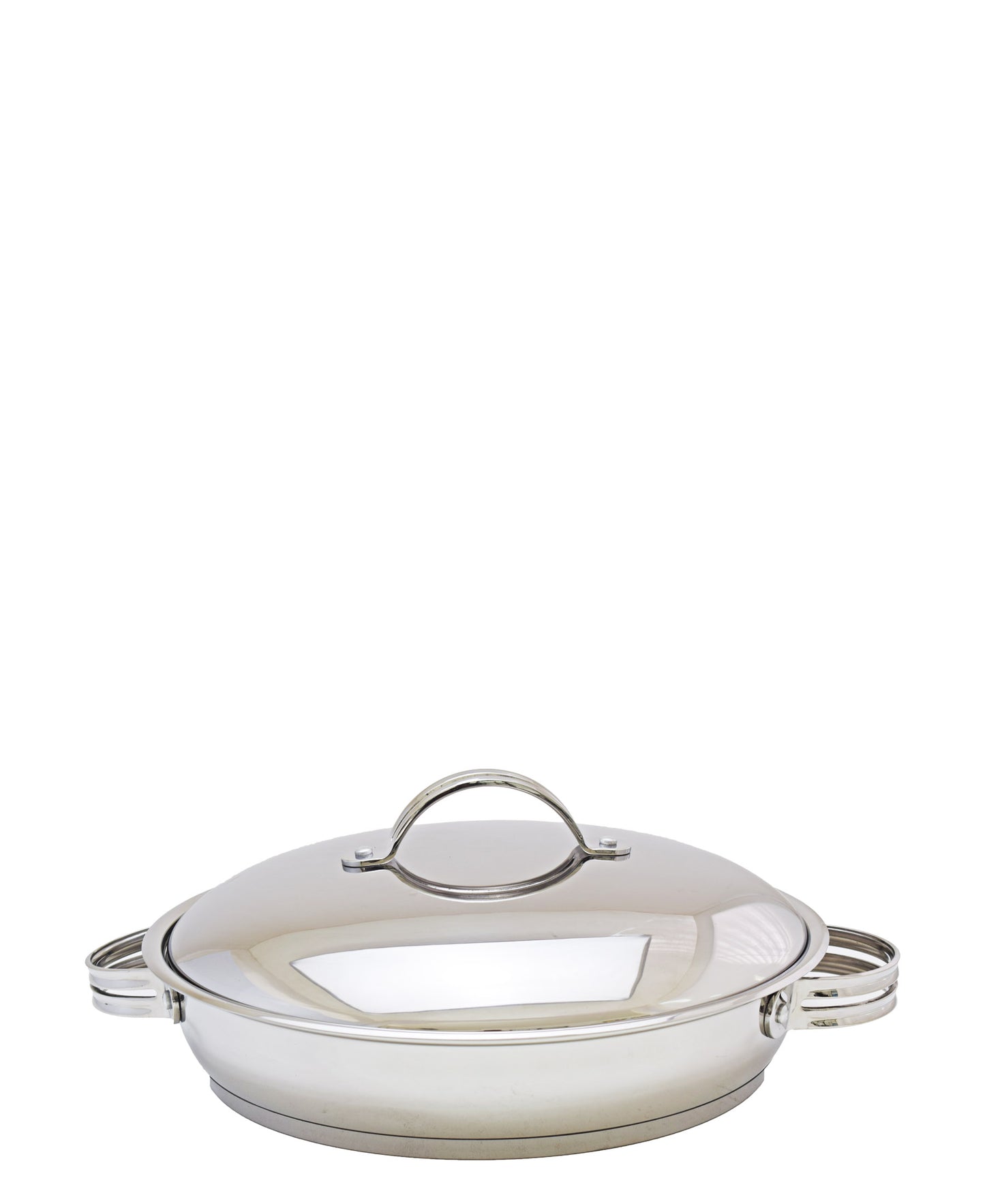 Tez 36cm Low Casserole - Silver