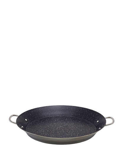 Tez 38cm Paella Pan - Black