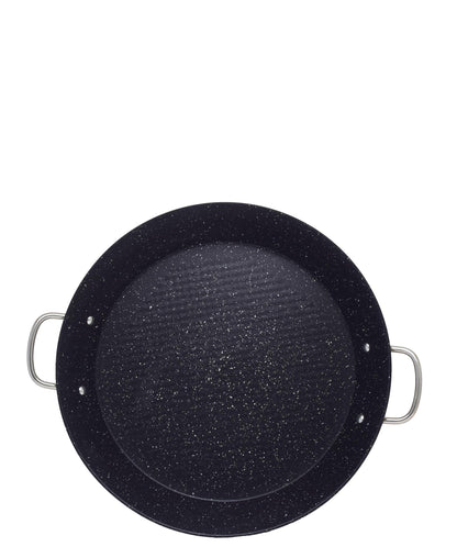 Tez 38cm Paella Pan - Black