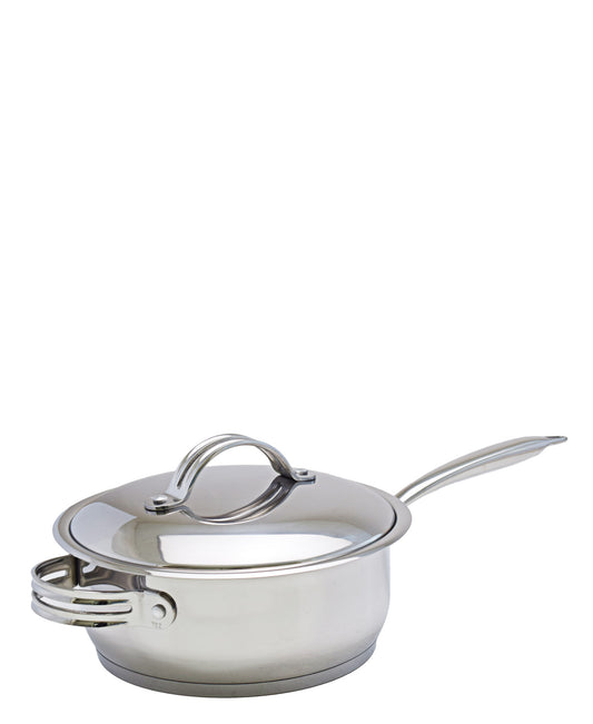 Tez 24cm Sauce Pan With Lid - Silver