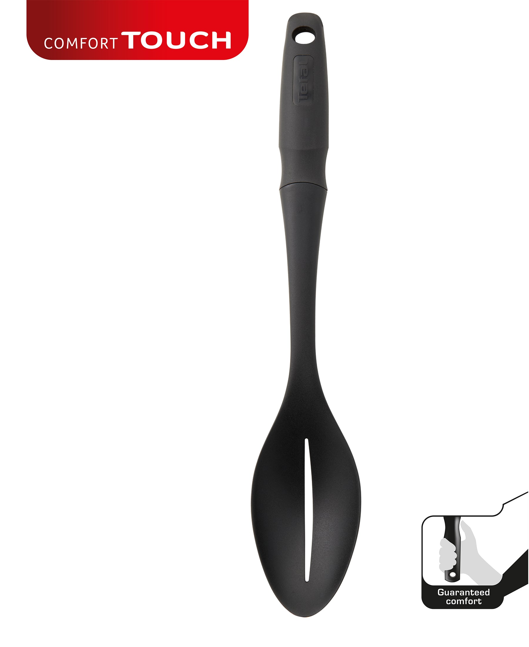 Tefal Comfort Touch Slotted Spoon - Black