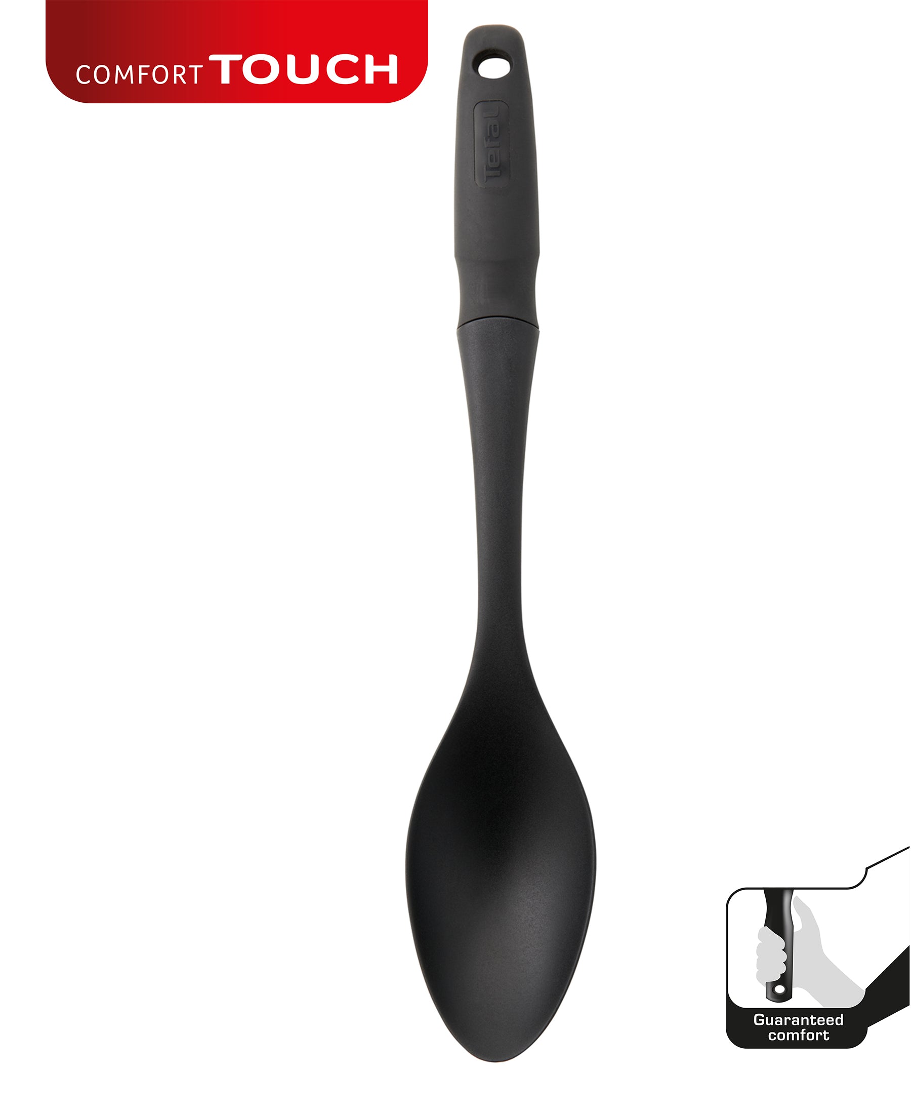 Tefal Comfort Touch Solid Spoon - Black