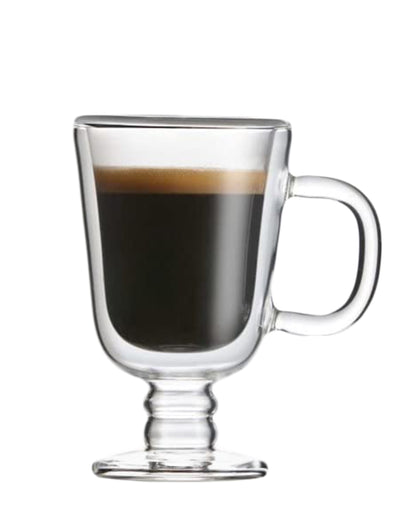 The Barista Double Wall Footed Glass 240ml - SOLD INDIVIDUALLY