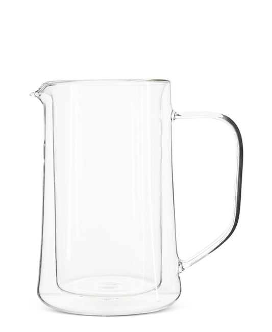 The Barista Double Wall Glass Jug 1L - Clear