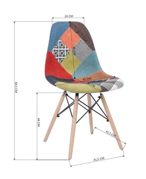 The Office Atlanta Shell Chair - Multi-Coloured
