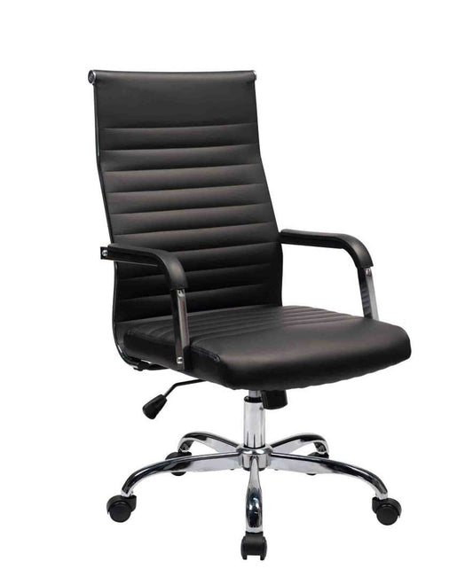 The Office Leather Office Chair – Black