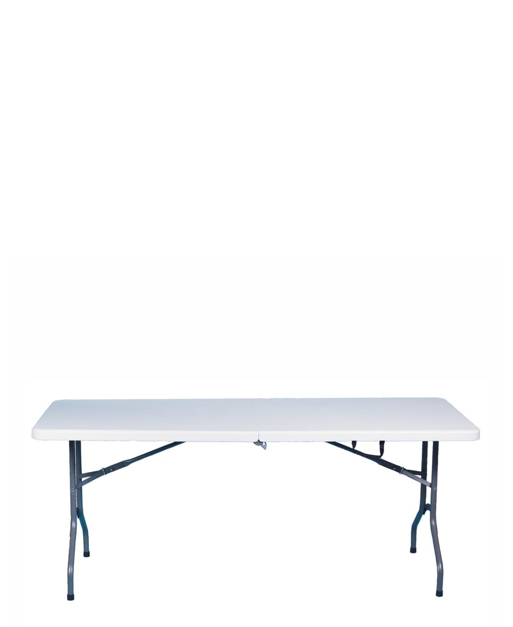 Totai 17/003 6 Plastic Table With Carry Handle - White