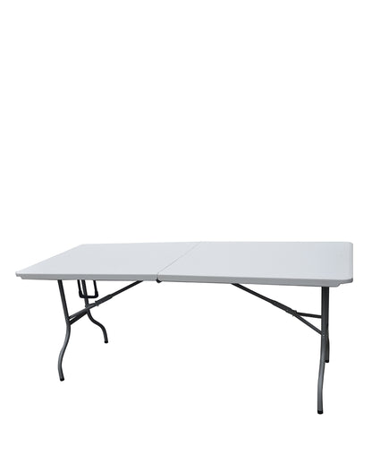 Totai 17/003 6 Plastic Table With Carry Handle - White