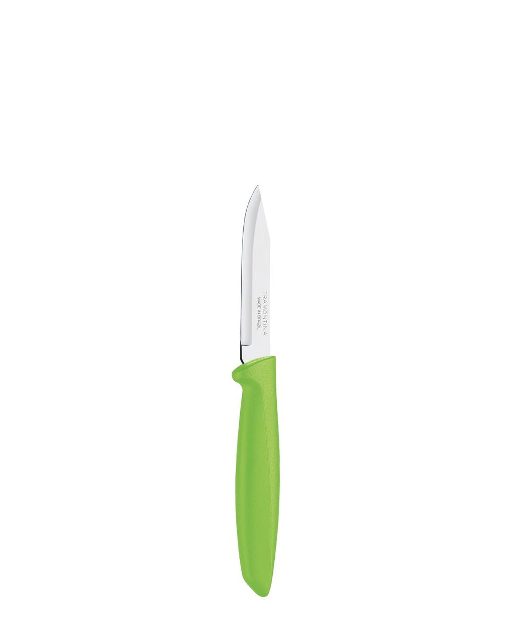 Tramontina 3" Paring 8cm Peeling Knife - Green