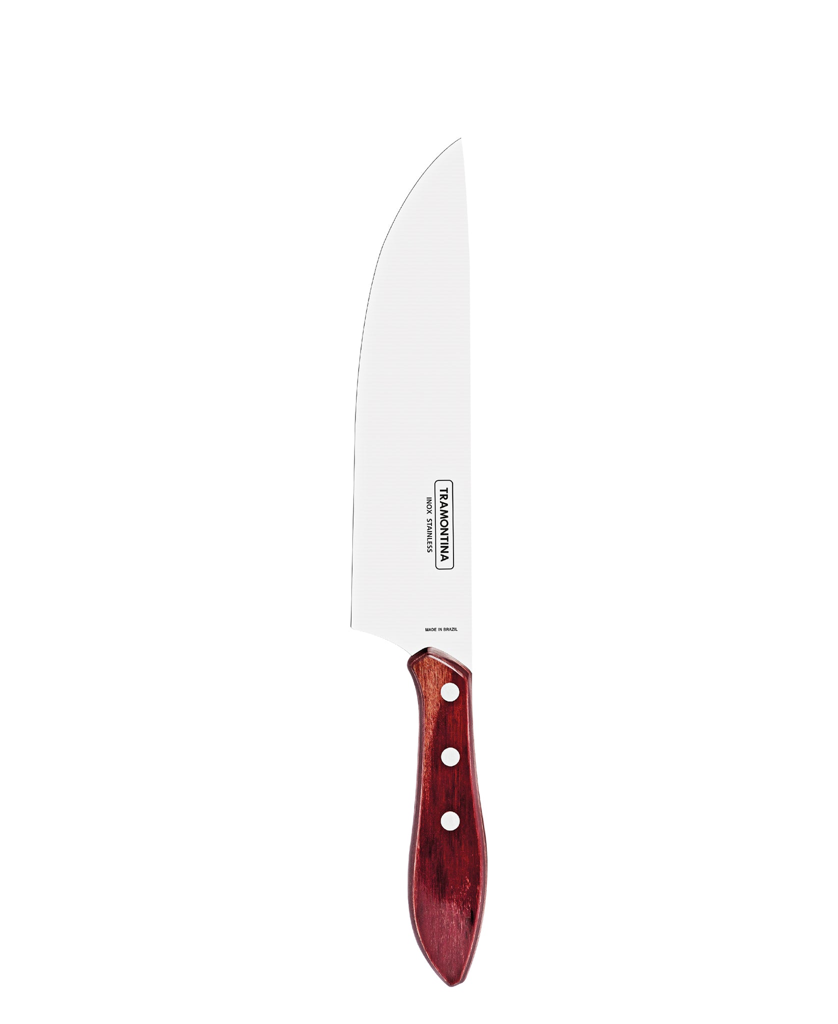Tramontina Meat Knife 10 in Stainless Steel and Red Handle POLYWOOD 21199722