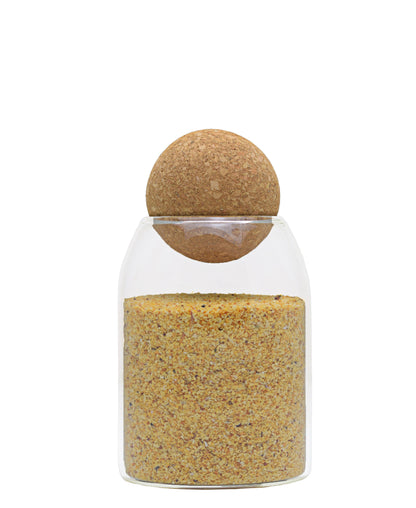 Turin Glass 800ml Cork Storage Container - Medium