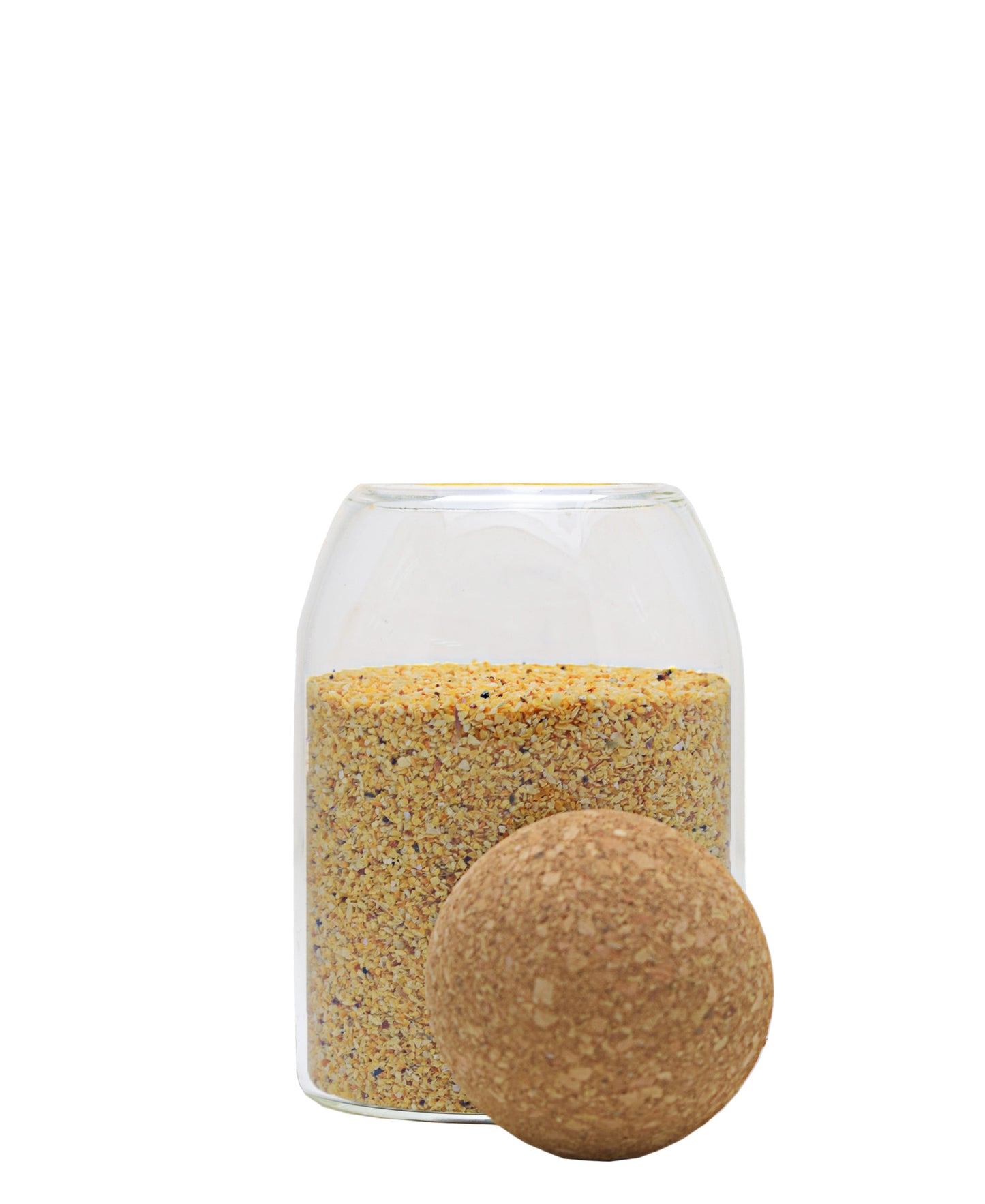 Turin Glass 800ml Cork Storage Container - Medium