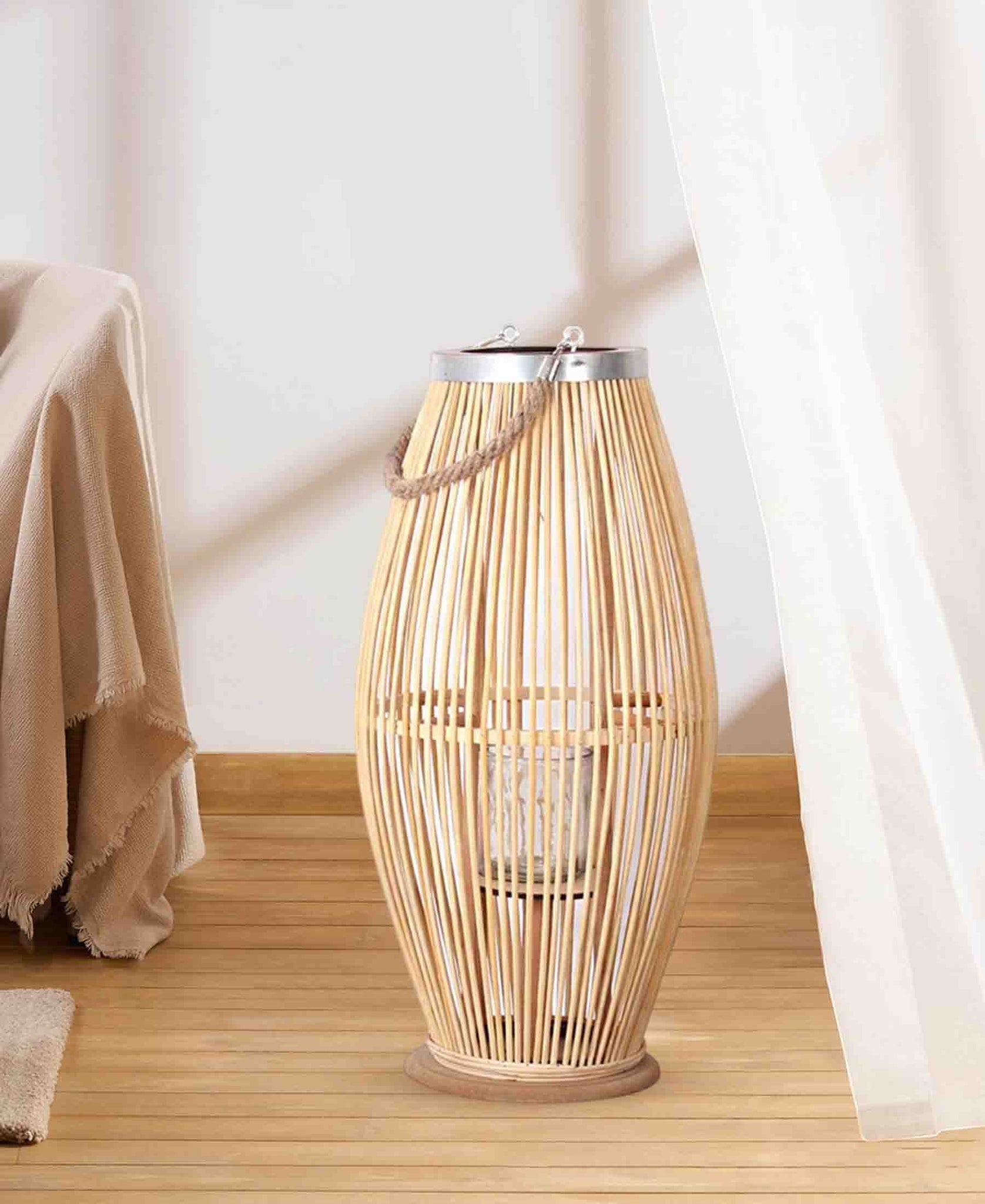 Urban Decor Bamboo Lantern - Natural