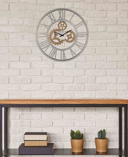 Urban Decor Wall Clock - Silver