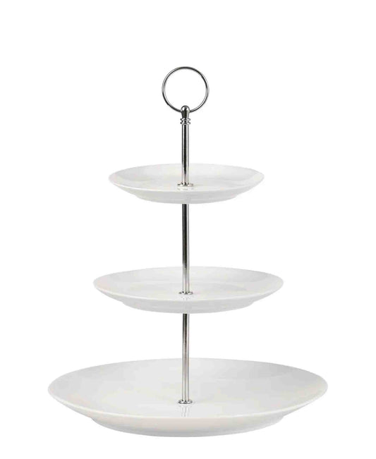 White Basics 3 Tiered Cake Stand