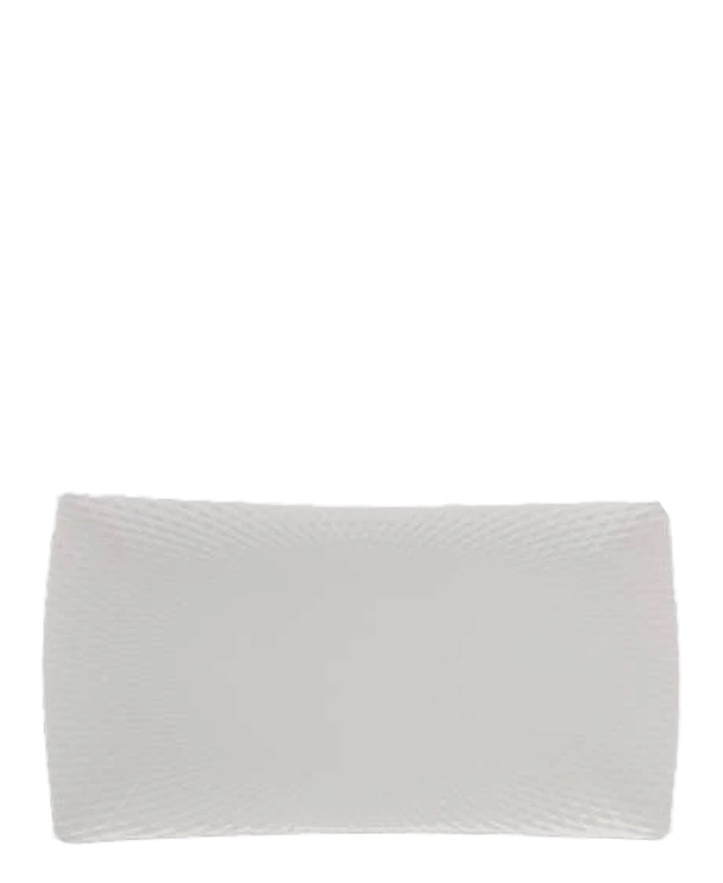 White Basics Diamonds Rectangular Platter