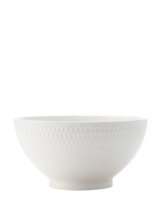 White Basics Diamonds Rice Bowl 10cm
