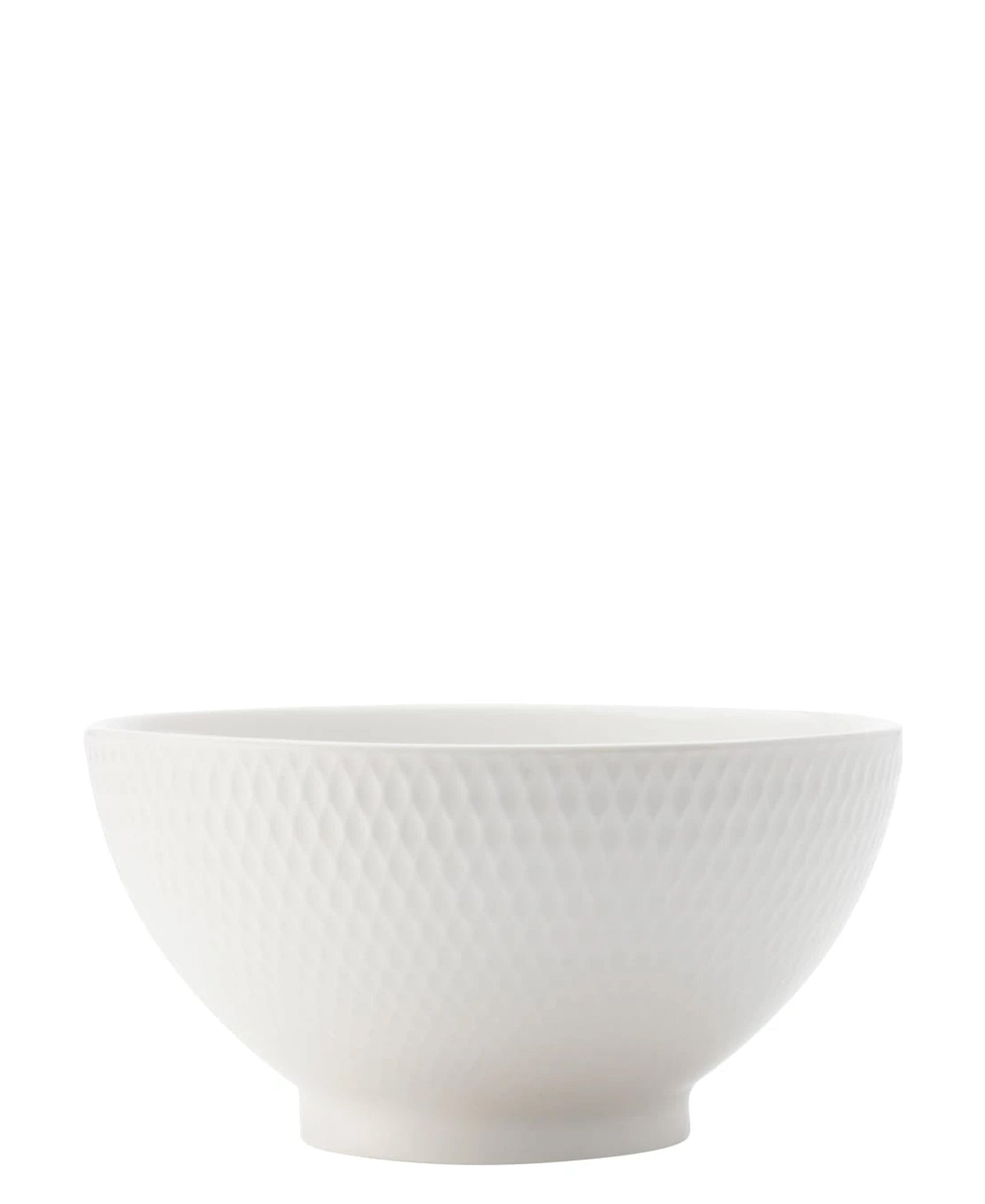 White Basics Diamonds Rice Bowl 10cm