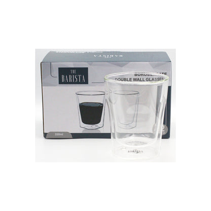 The Barista Double Wall Cup 250ml - Clear