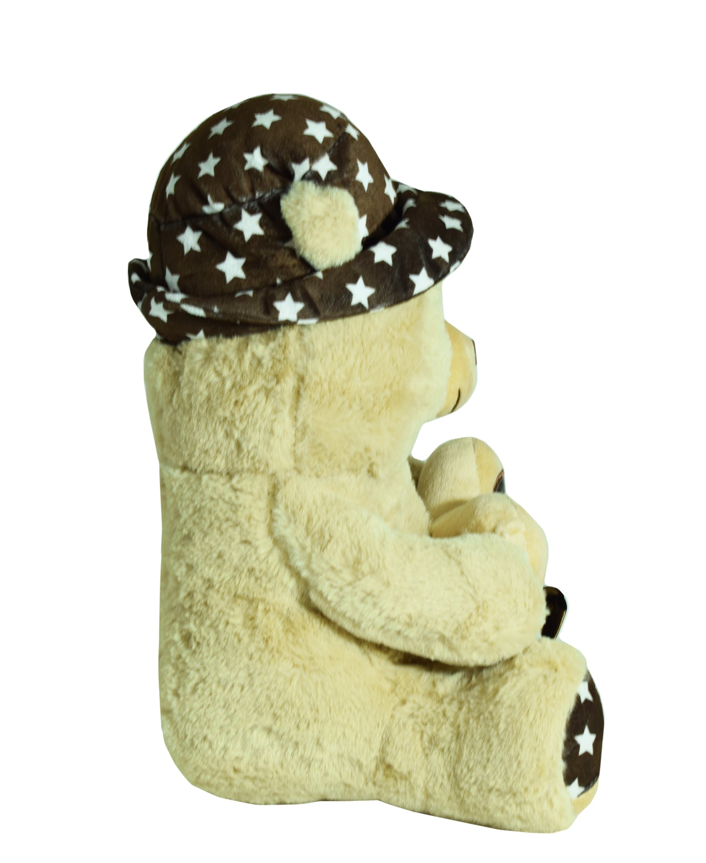 Lovers Design Teddy Bear With Heart - Cream