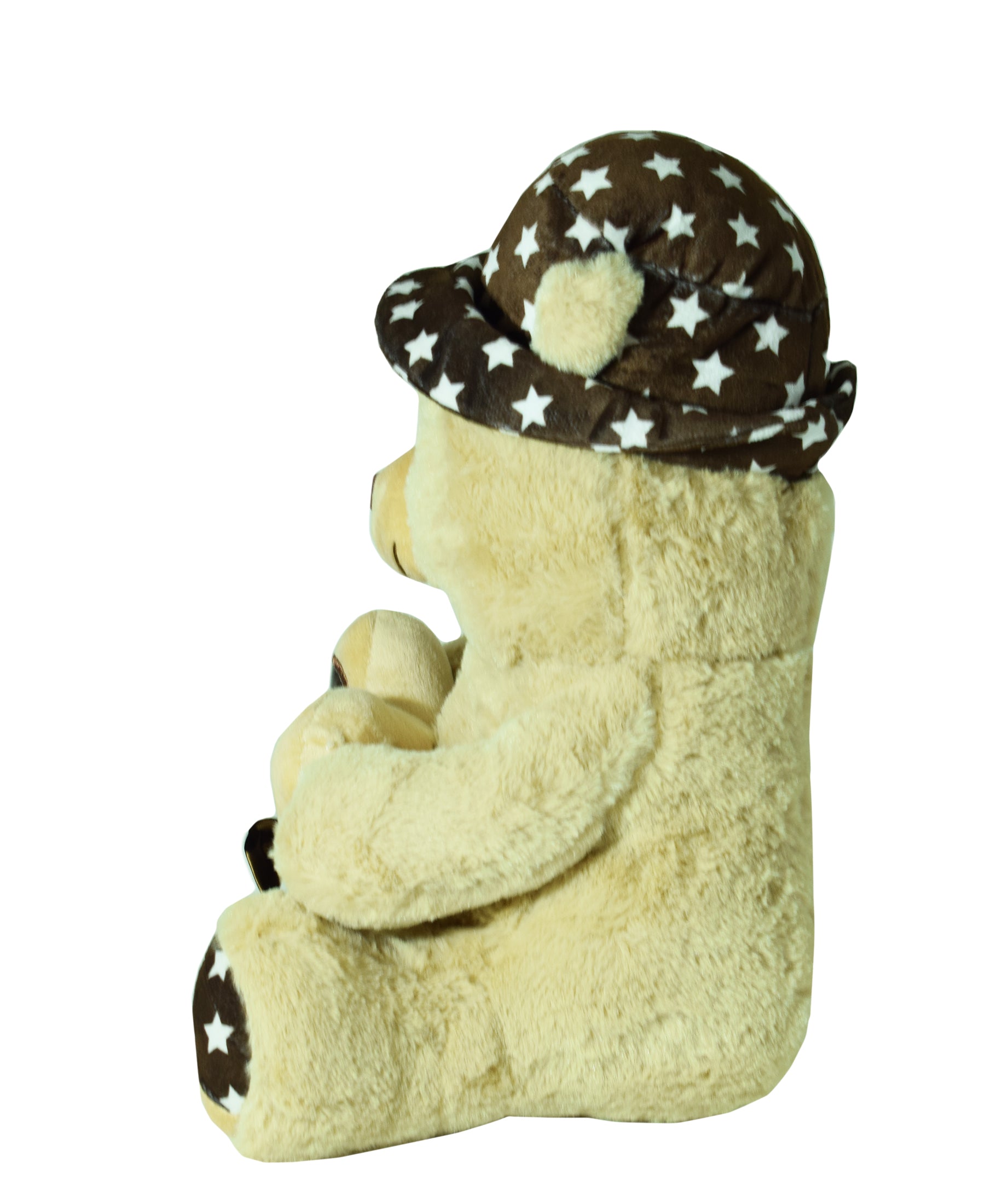 Lovers Design Teddy Bear With Heart - Cream