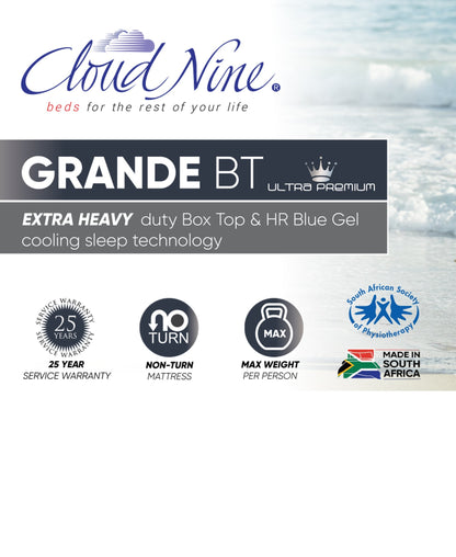 Cloud Nine Grande BT Bed Queen