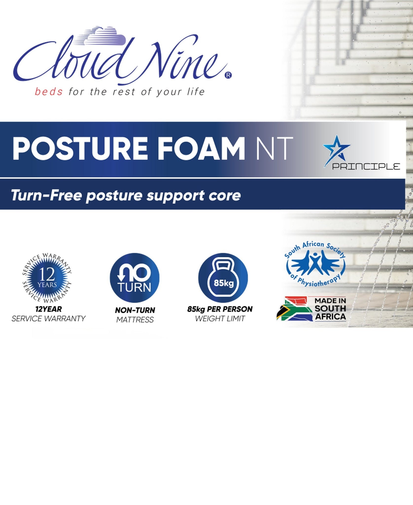 Cloud Nine Posture Foam NT Bed Double