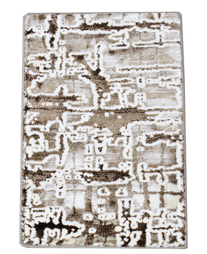 Damascus Maze Carpet 500mm x 800mm - Beige, White & Brown