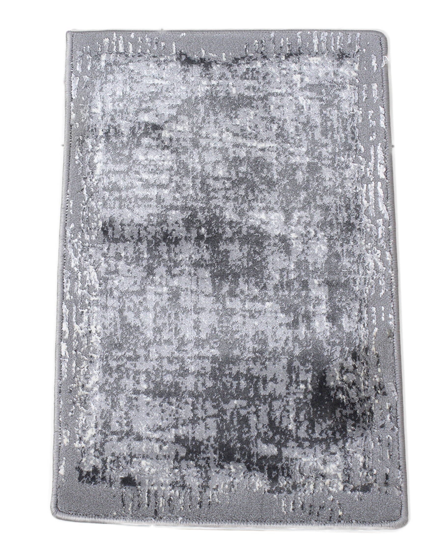 Damascus Carbon Carpet 500mm x 800mm - Grey