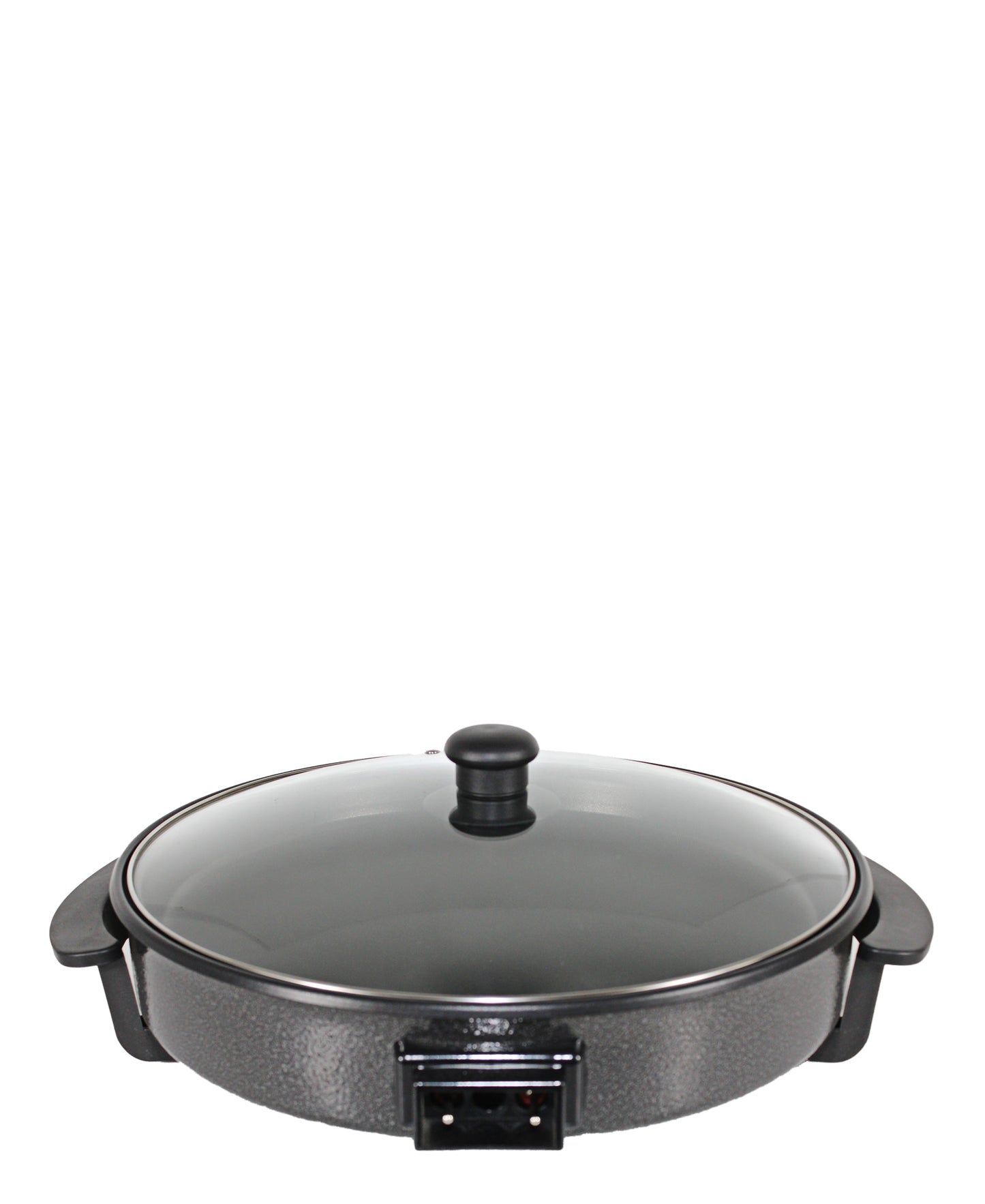 Pineware Round Electric Frying Pan - Black