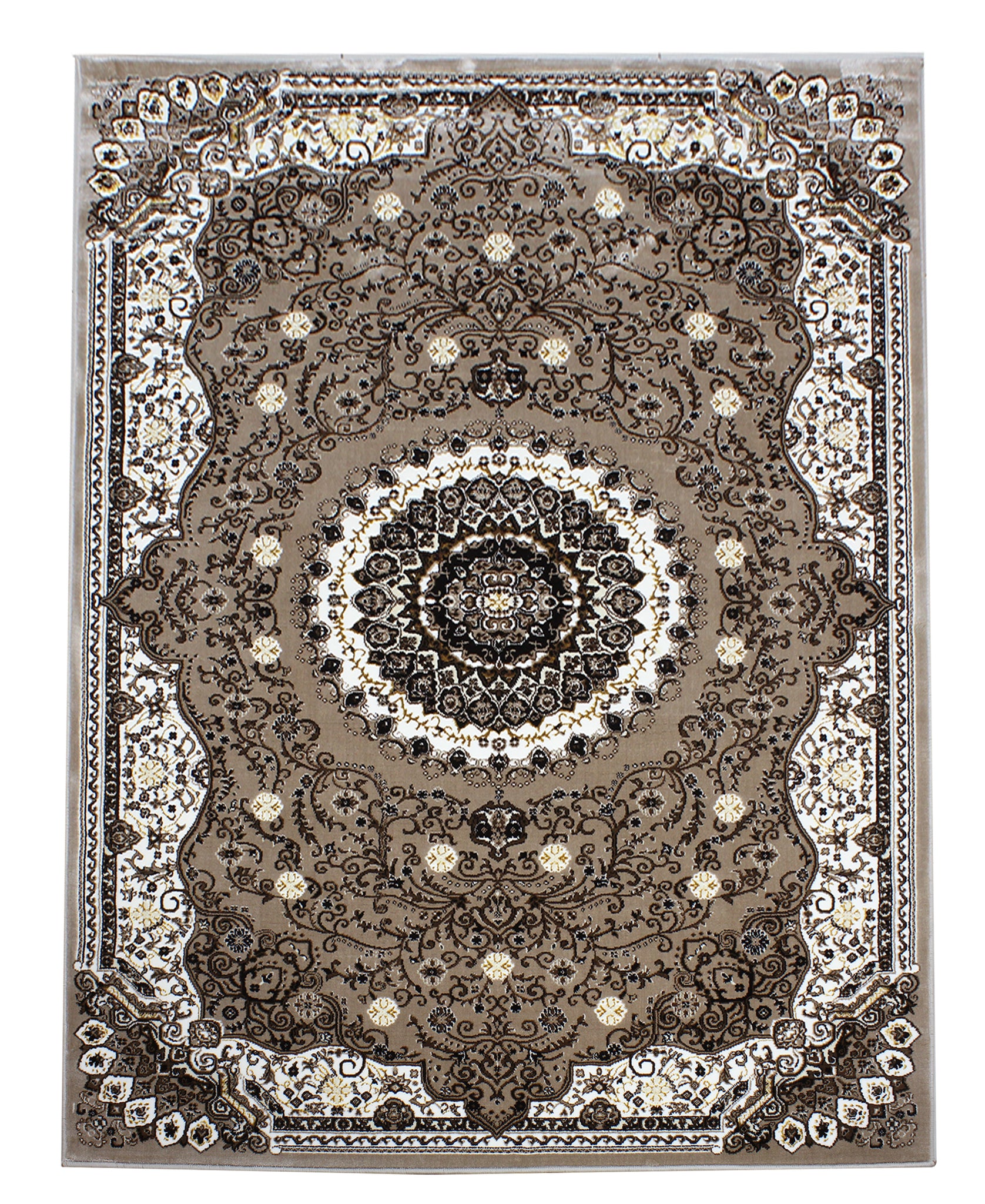 Damascus Oracle Carpet 500mm x 800mm - Brown