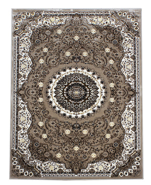 Damascus Oracle Carpet 1600mm x 2300mm - Brown