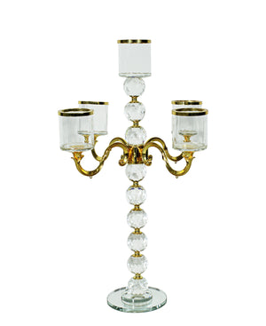 Urban Decor Candle Stand - Gold