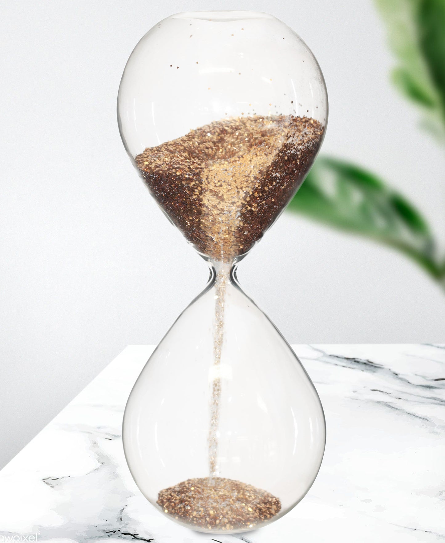 Urban Decor Hour Glass Display 16cm - Gold