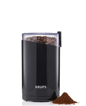 Krups Oval Coffee Bean & Spice Grinder - Black