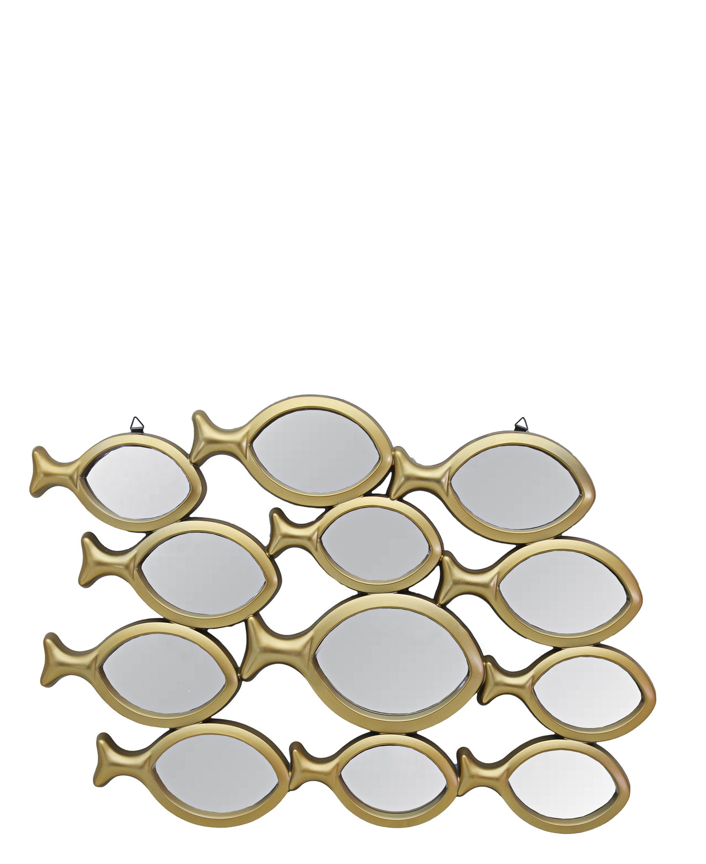 Urban Decor School Of Fish Mirror - Gold