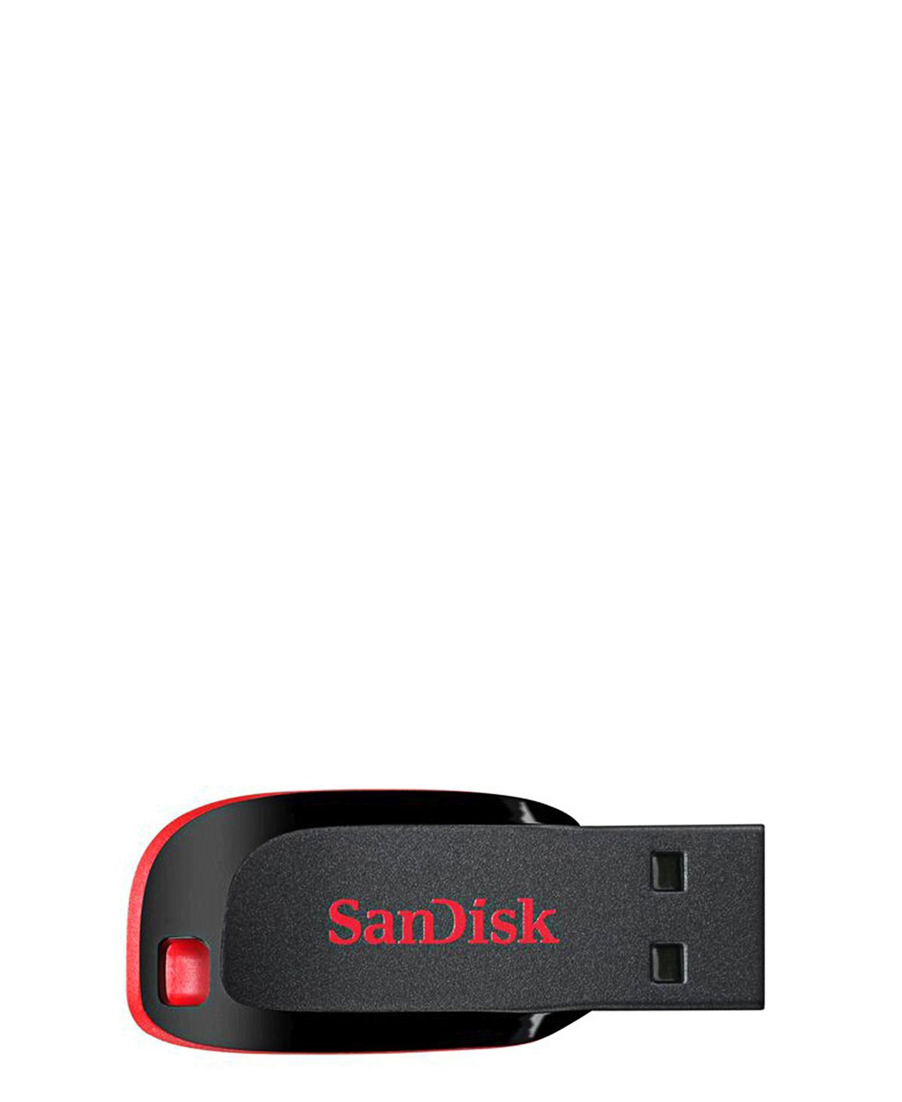 SanDisk 16GB Cruzer Blade USB Flash Drive - Red