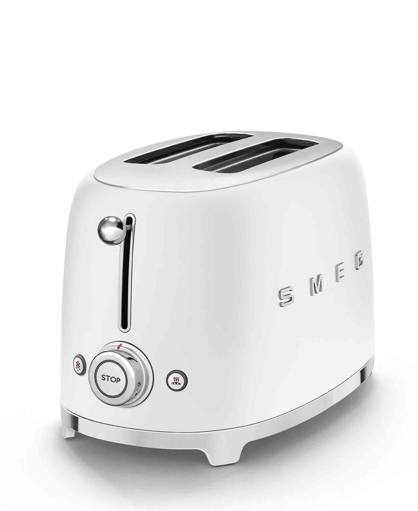 Smeg Retro 2 Slice Toaster - Matte White