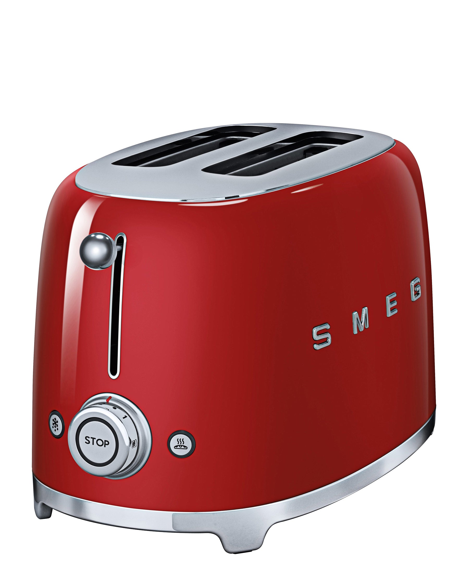 Smeg Retro 2 Slice Toaster - Red