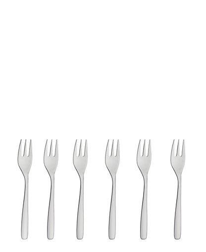 Tramontina 6pc Appetizer Fork - Silver