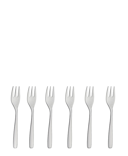 Tramontina 6pc Appetizer Fork - Silver