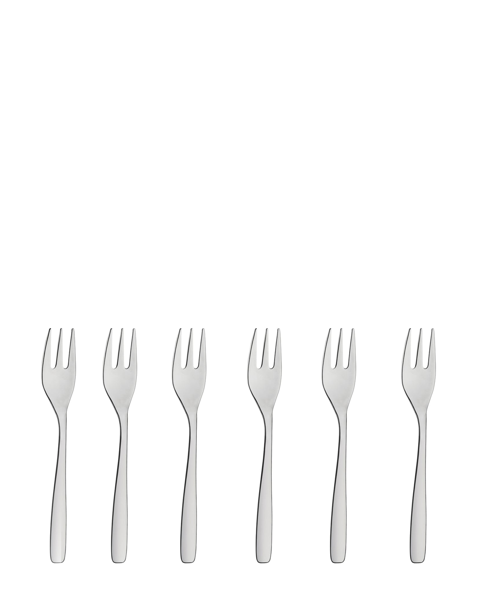 Tramontina 6pc Appetizer Fork - Silver