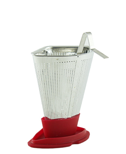 Viva Infusion Tea Strainer - Red